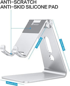 Adjustable Cell Phone Stand Anti-Slip Base