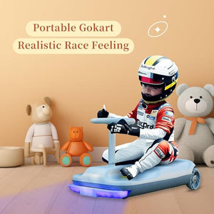 Portable Go Kart, 12v Ride On Race Car
