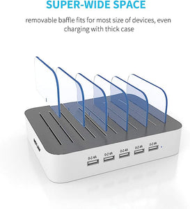 Charging Station for Multiple Devices 5 Port