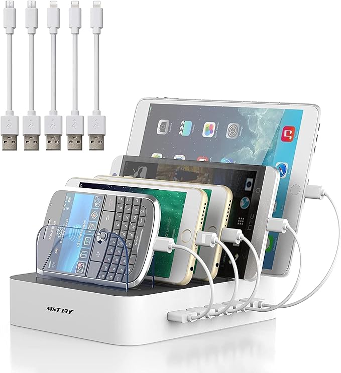 Charging Station for Multiple Devices 5 Port