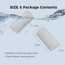 Load image into Gallery viewer, 4-Pack Damp Clean Duster Sponge Cleaning Brush
